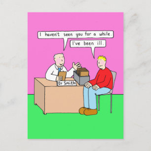 Få snart Humor i Doktor Office Vykort