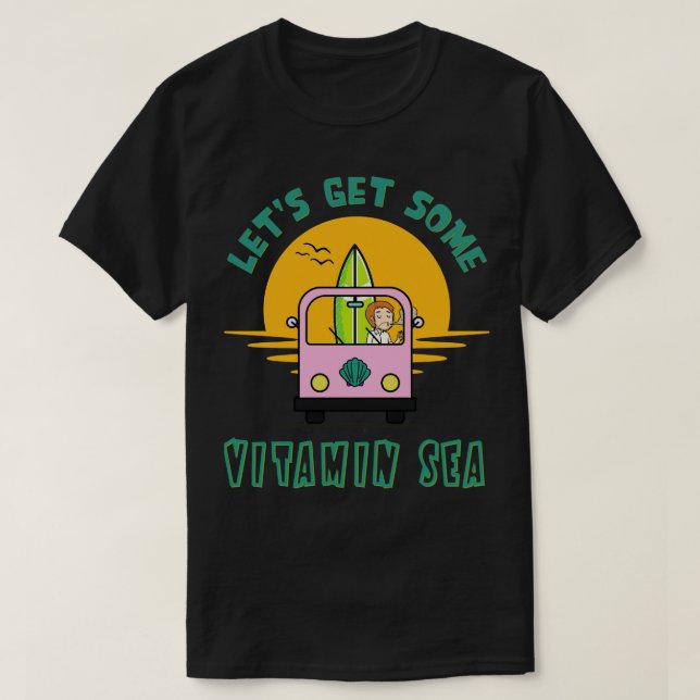 Få tag i Vitamin Sea T Shirt (Design framsida)