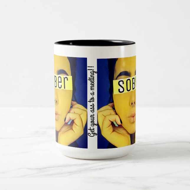 Få till ett möte Två-Tonad mugg (Center)