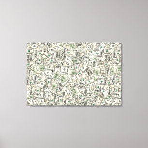 Få till pengarna Canvas Print