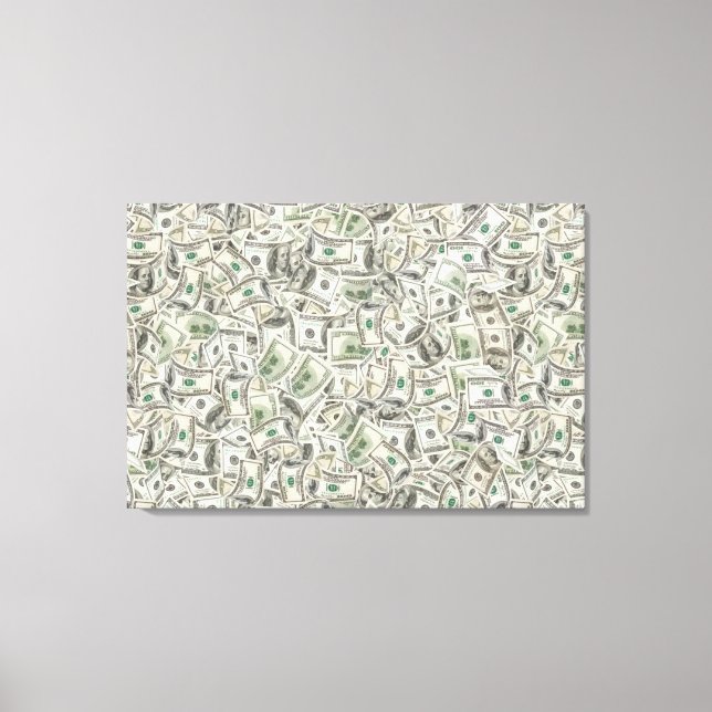 Få till pengarna Canvas Print (Framsida)