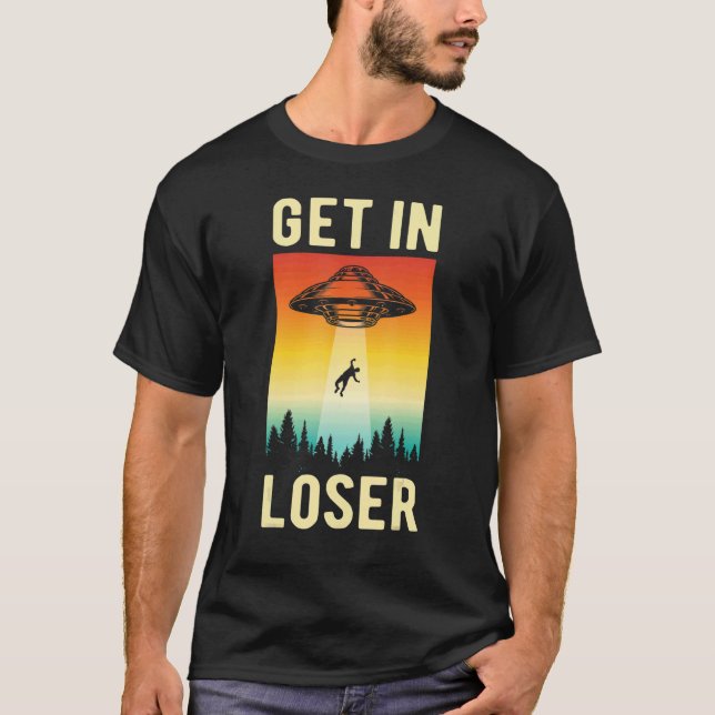 Få tillgång till Loser Alien Ufo Utomjordingars Ex T Shirt (Framsida)