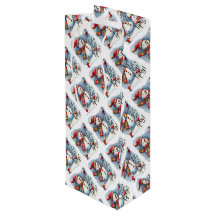 Få Tipsy Snögubbe att dricka Vin