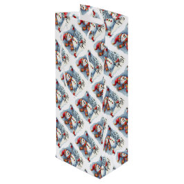 Få Tipsy Snögubbe att dricka Vin