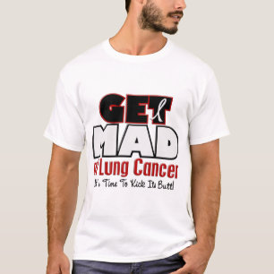 Få tokig på lungcancer t-shirt