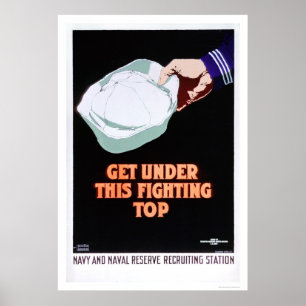 Få under denna bästa stridighet - marinen poster