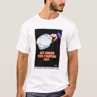 Få under denna bästa stridighet - marinen t shirt