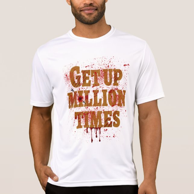 Få upp miljontals gånger| De bästa inspirerande gå T Shirt (Framsida)