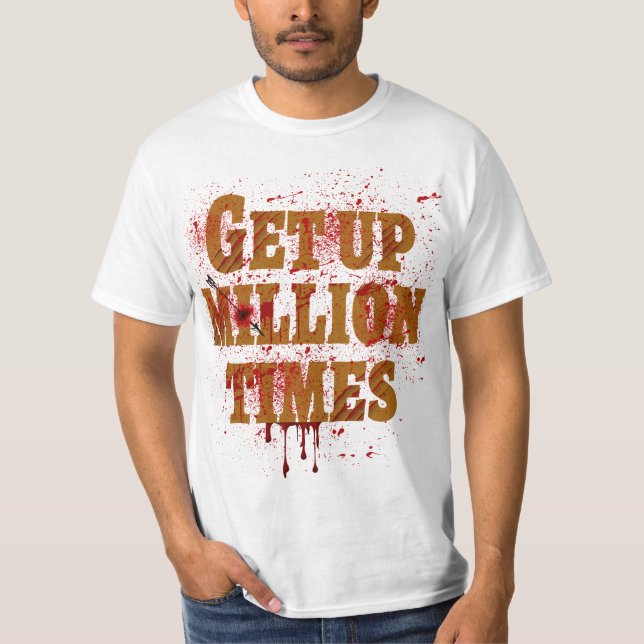 Få upp miljontals gånger| De bästa inspirerande gå T Shirt (Framsida)