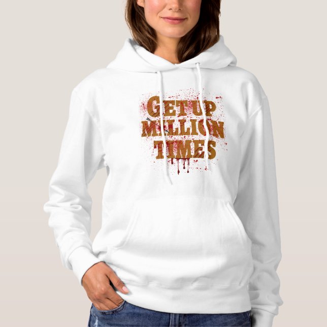 Få upp miljontals gånger| De bästa inspirerande gå T Shirt (Framsida)