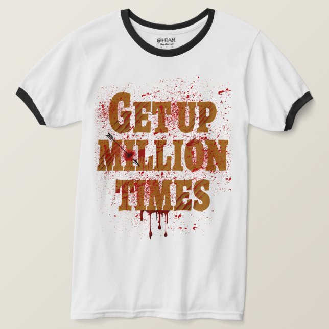 Få upp miljontals gånger| De bästa inspirerande gå T Shirt (Design framsida)