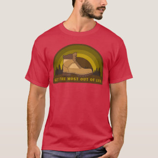 Få ut det mesta av livet campingpresent t shirt
