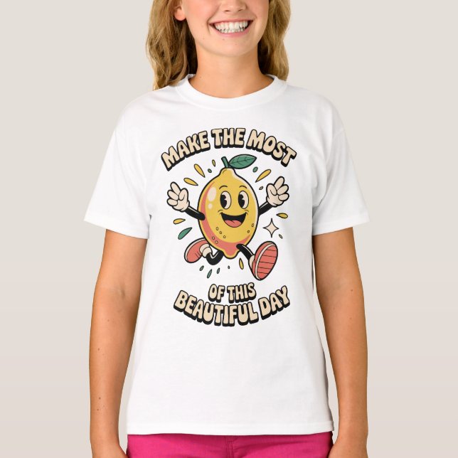 Få ut det mesta – Lemon Fun Day Barn T Shirt (Framsida)