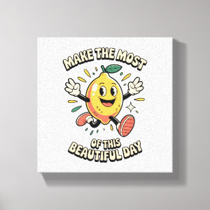 Få ut det mesta – Lemon Poster Art Canvastryck