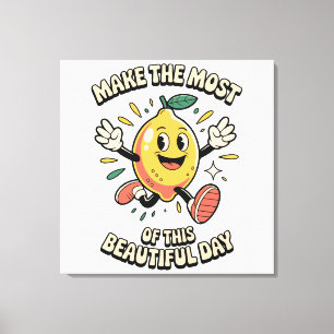 Få ut det mesta – Lemon Poster Art Canvastryck