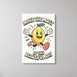 Få ut det mesta – Lemon Poster Art Canvastryck