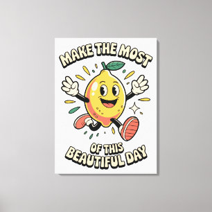 Få ut det mesta – Lemon Poster Art Canvastryck