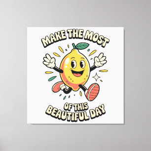 Få ut det mesta – Lemon Poster Art Canvastryck