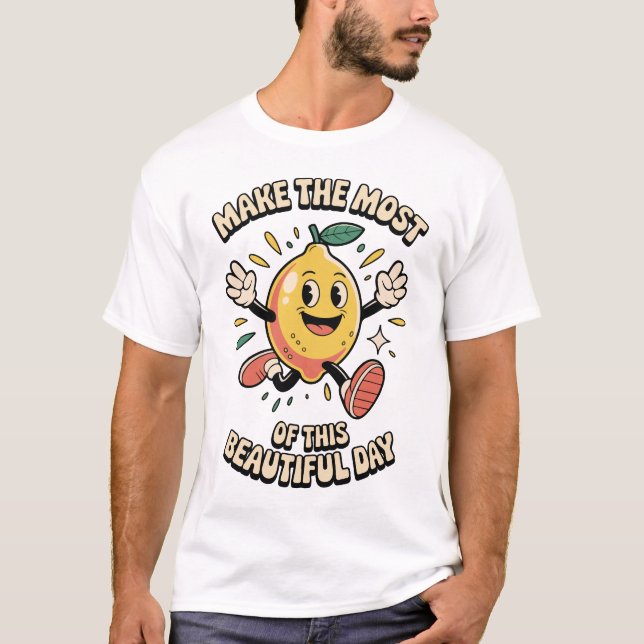 Få ut det mesta – Lemon Power för män T Shirt (Framsida)