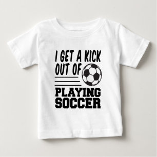 Få ut en spark från fotboll t-shirt