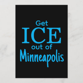 Få ut ICE ur [plats] Julkort
