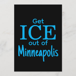 Få ut ICE ur [plats] Julkort