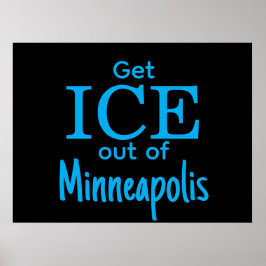 Få ut ICE ur [plats] Poster