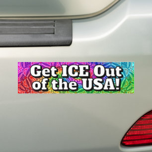 Få ut ICE ur USA! Bildekal