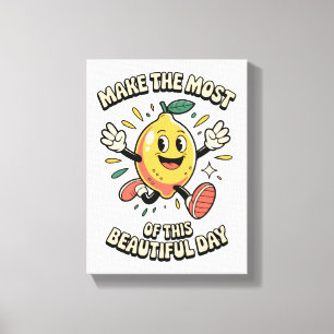 Få ut mesta – Lemon Poster Art Canvastryck