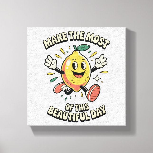 Få ut mesta möjliga – Lemon Poster Art Canvastryck (Framsida)