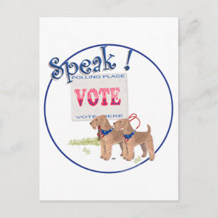 Få ut OMRÖSTNINGEN Vykort