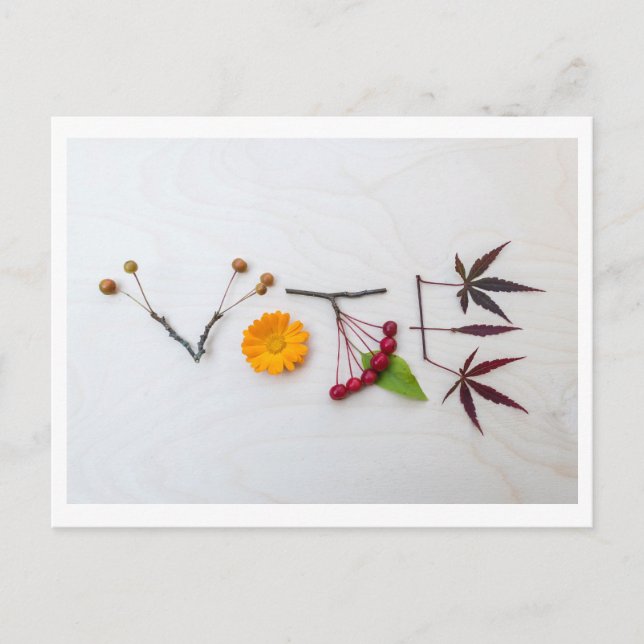 Få ut RÖSTAN postkort Vykort (Framsida)