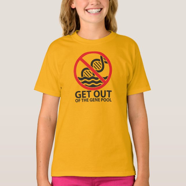 Få ut ur arvsmassan t shirt (Framsida)