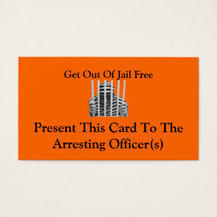 Få ut ur fria kort för arrest