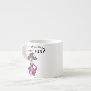 Få ut ur sänghumor espressomugg