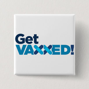få vaccinerad magnet knapp