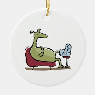 få väl julgransprydnad keramik