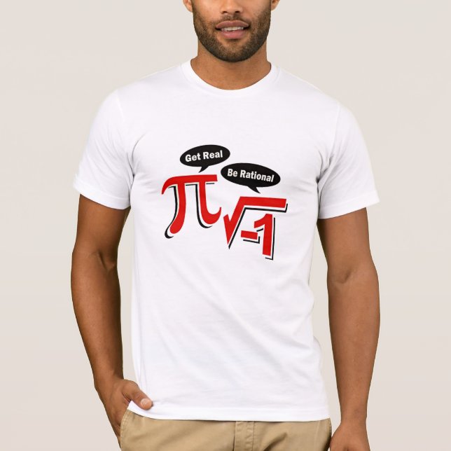 få verklig är rationellt t shirt (Framsida)