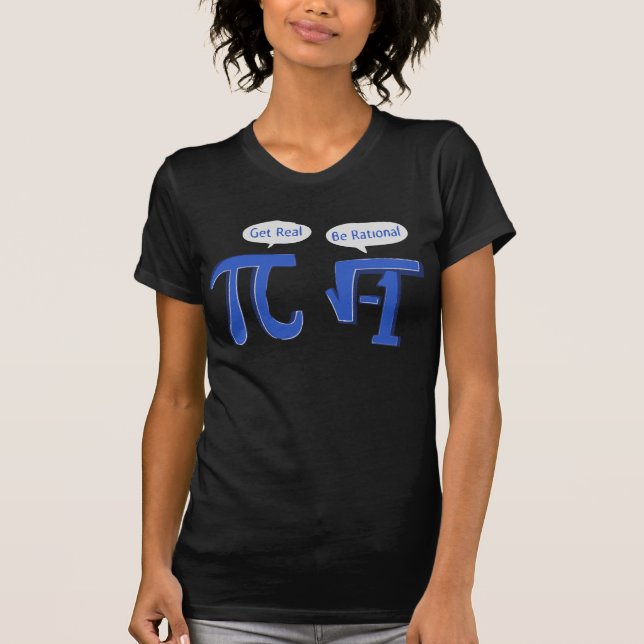 Få verklig är rationellt t-shirt (Framsida)