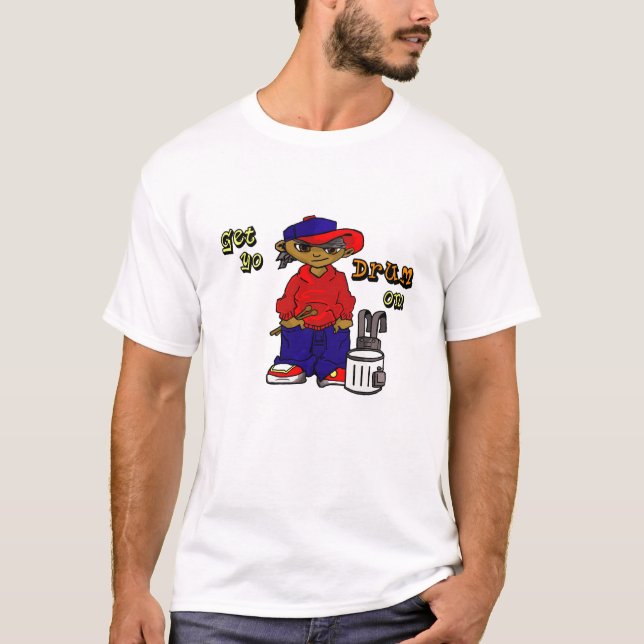 Få Yo trummar på! Tee Shirt (Framsida)