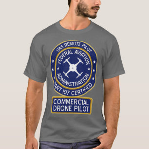 FAA kommersiell dronpilot T Shirt