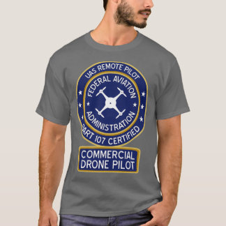 FAA kommersiell dronpilot T Shirt