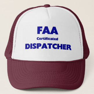 FAA tilldelad intyg Dispatcher Truckerkeps