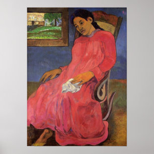 "Faaturuma (Melancholy)" - Paul Gauguin Print Poster