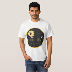 Fab 50:e Coolan Roligt Birthday Black T-Shirt