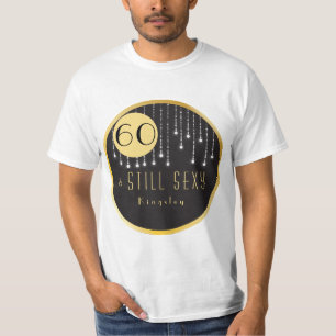 Fab 60:e födelsedag Coola Roligt Black T-Shirt