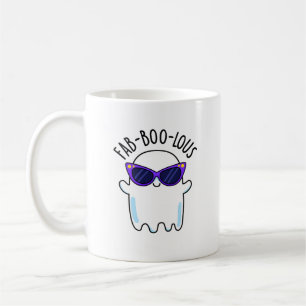 Fab-Boo-Lous Funny Ghost Pun Kaffemugg
