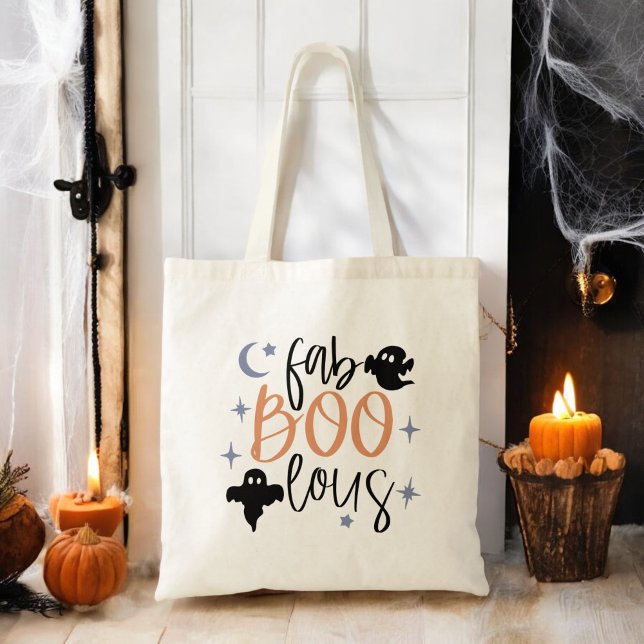 fab Boo lous Funny Ghost Womens Halloween Tygkasse (Skapare uppladdad)
