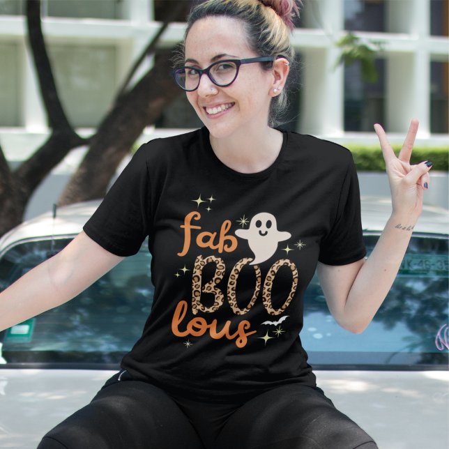 Fab Boo Lous Funny Halloween  T Shirt (Skapare uppladdad)