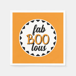 Fab Boo Lous Halloween Party Design Pappersservett